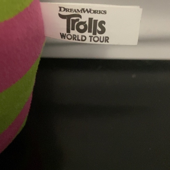 Dreamworks Trolls World Tour Toy Factory Mr. Dinkles 12”Biggie Worm plush - Picture 4 of 6